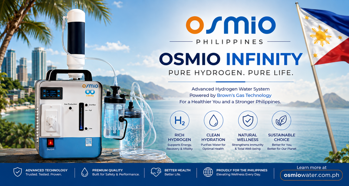 Osmio Infinity Hydroxy Gas/Water Production Electrolysis System